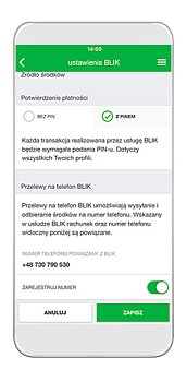 Co zrobić, żeby odbierać przelew na telefon BLIK?