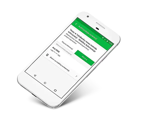 2. W menu aplikacji wybierz opcję Mobilna Autoryzacja