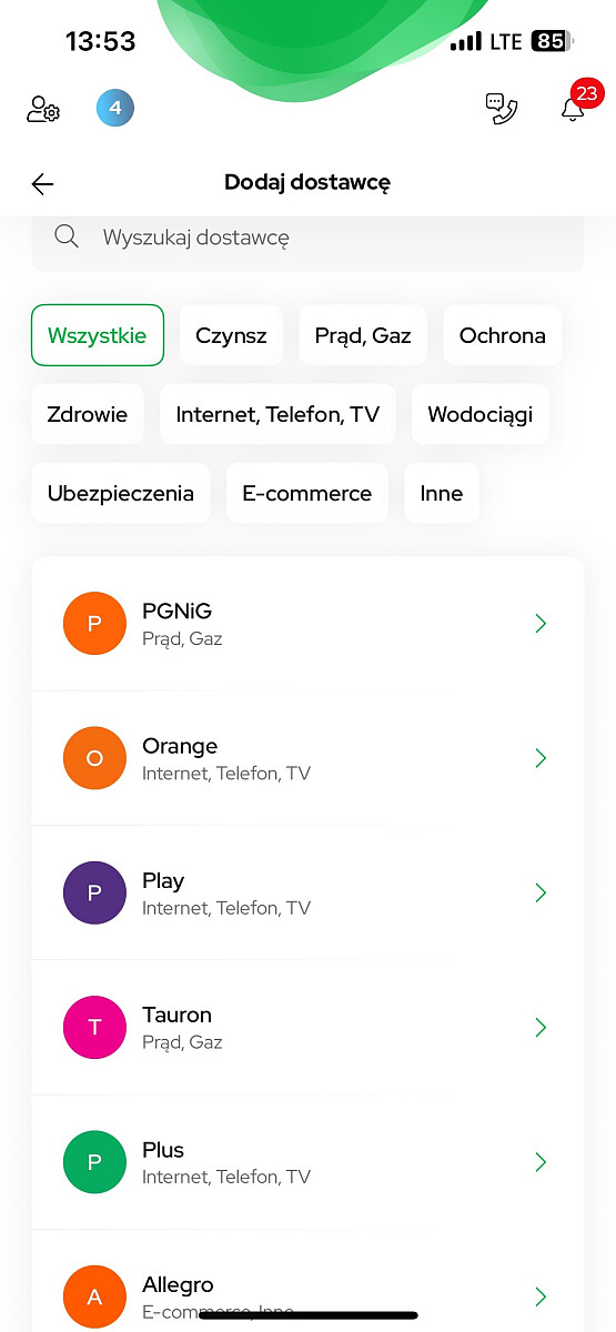 Moje rachunki