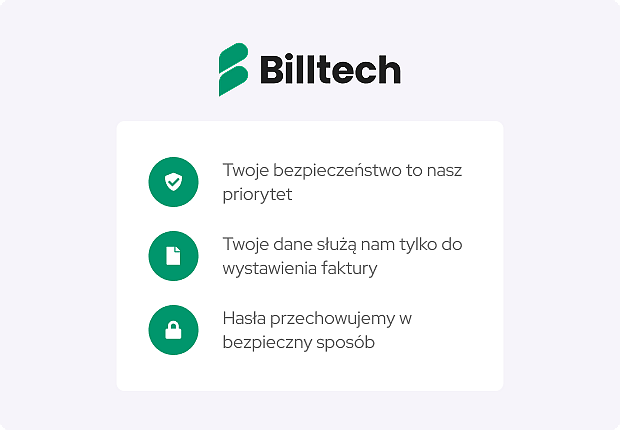 Moje rachunki - Billtech