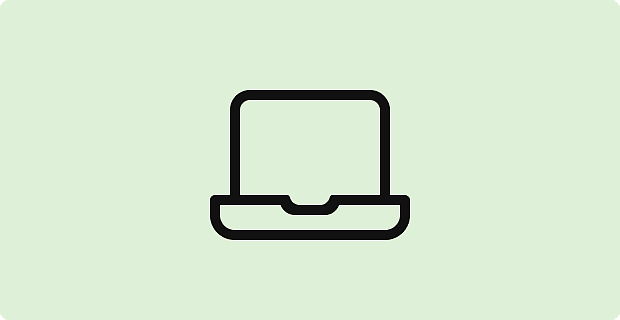 Grafika z ikoną z symbolem laptopa