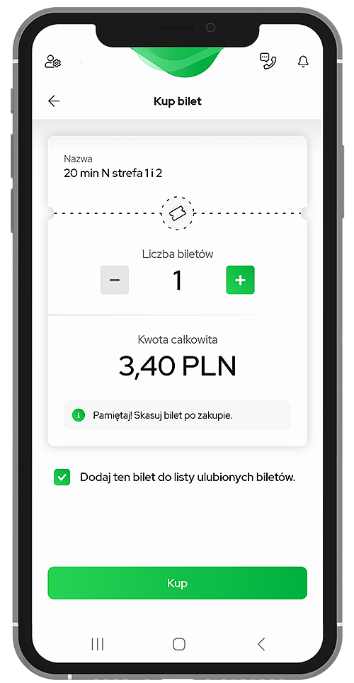 Mockup telefonu z ekranem aplikacji VeloBanku