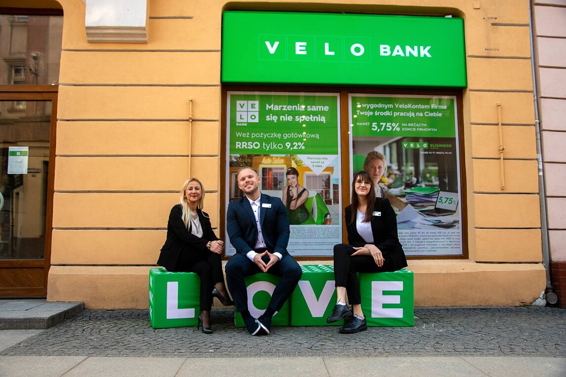 Otwarcie placówki VeloBanku w Żarach.